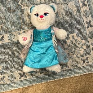 Elsa build a bear with dress